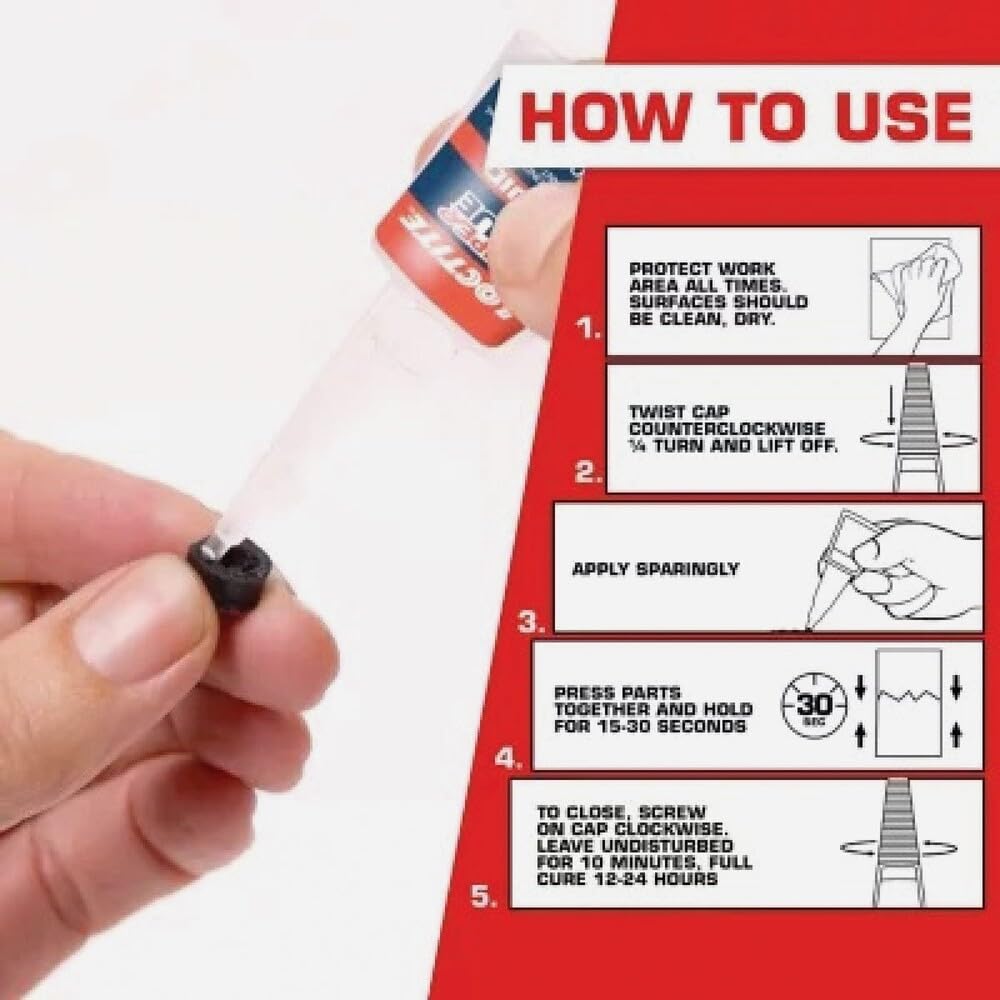 Loctite Super Glue Bottle.18 oz, Super Glue Liquid 230992 product image 2