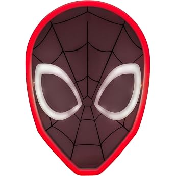 Spiderman LED Neon Light Wall Mounted Officially Licensed Marvel Accent Light for Boys Girls Room or Man Cave Superhero Comic Collectible Gift Paladone