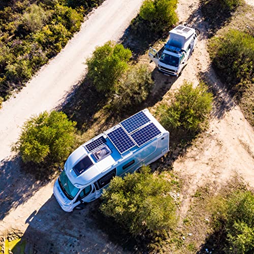 Z-Winkel Halterung für Solarmodul, 4 Pack, aus Aluminium, inkl. Befestigungsschrauben, Z-Halter Solarpanel, Montagehalterung für Wohnwagen, Transporter, Boot, Befestigung Photovoltaik Panel Dach