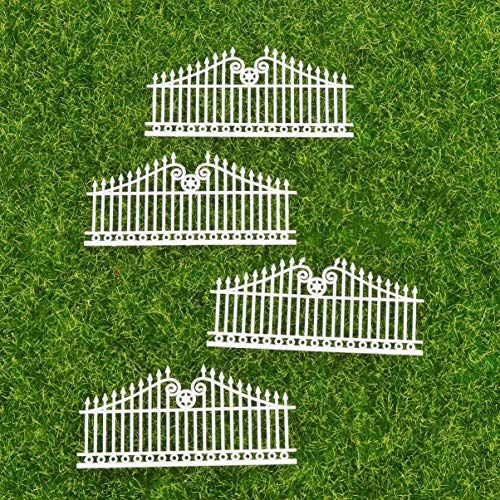 NICEXMAS Cerca de PlÃ¡stico de Jardim Decorativo Cerca de Piquete Branco Protetor Protetor de Borda