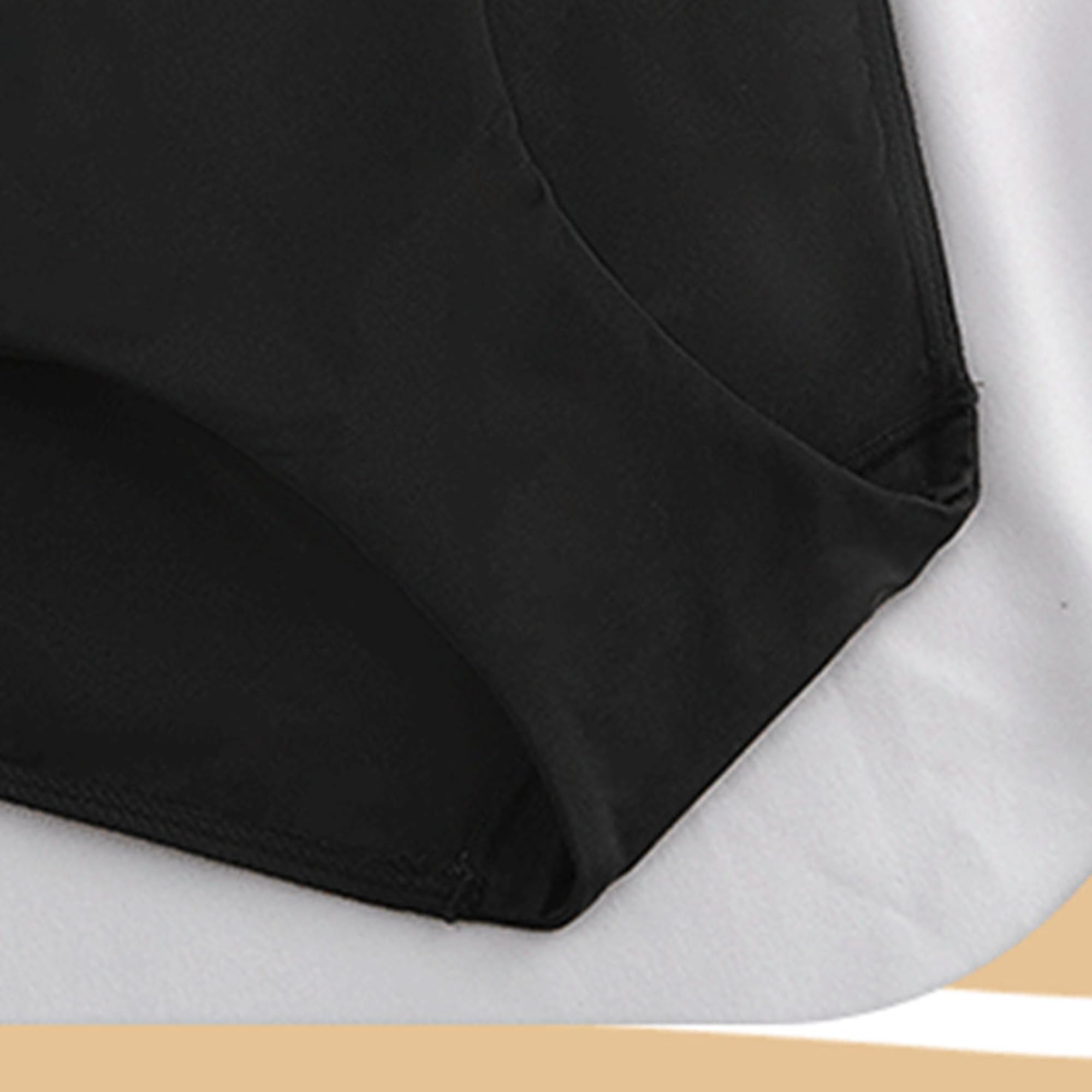 Slip da donna sottili, semplici, multicolore, traspiranti, in vita, tinta unita, in nylon, comodi e morbidi (nero, 5 pezzi, XL)