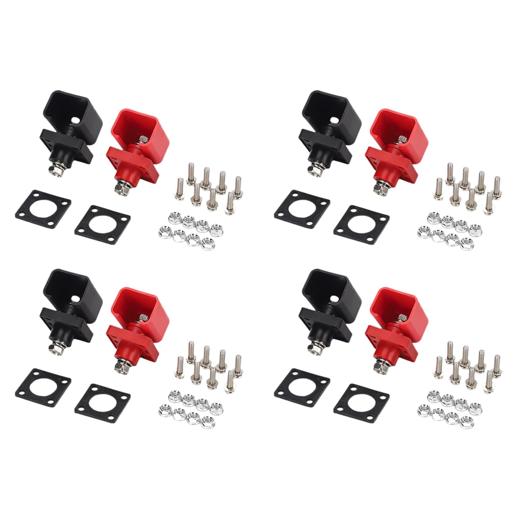 8pcs 200A Storage Lithium Battery Terminal High Current Lithium Battery Copper Terminal Connector