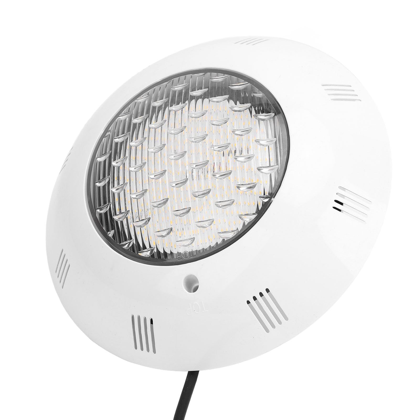 Oświetlenie Basenowe LED do Basenu Naziemnego, żarówka LED do Basenu AC12V, Wodoodporne Oświetlenie IP68 do Montażu na ścianie, Zanurzalne Oświetlenie Podwodne, Krajobrazowe(Ciepły biały 12W)