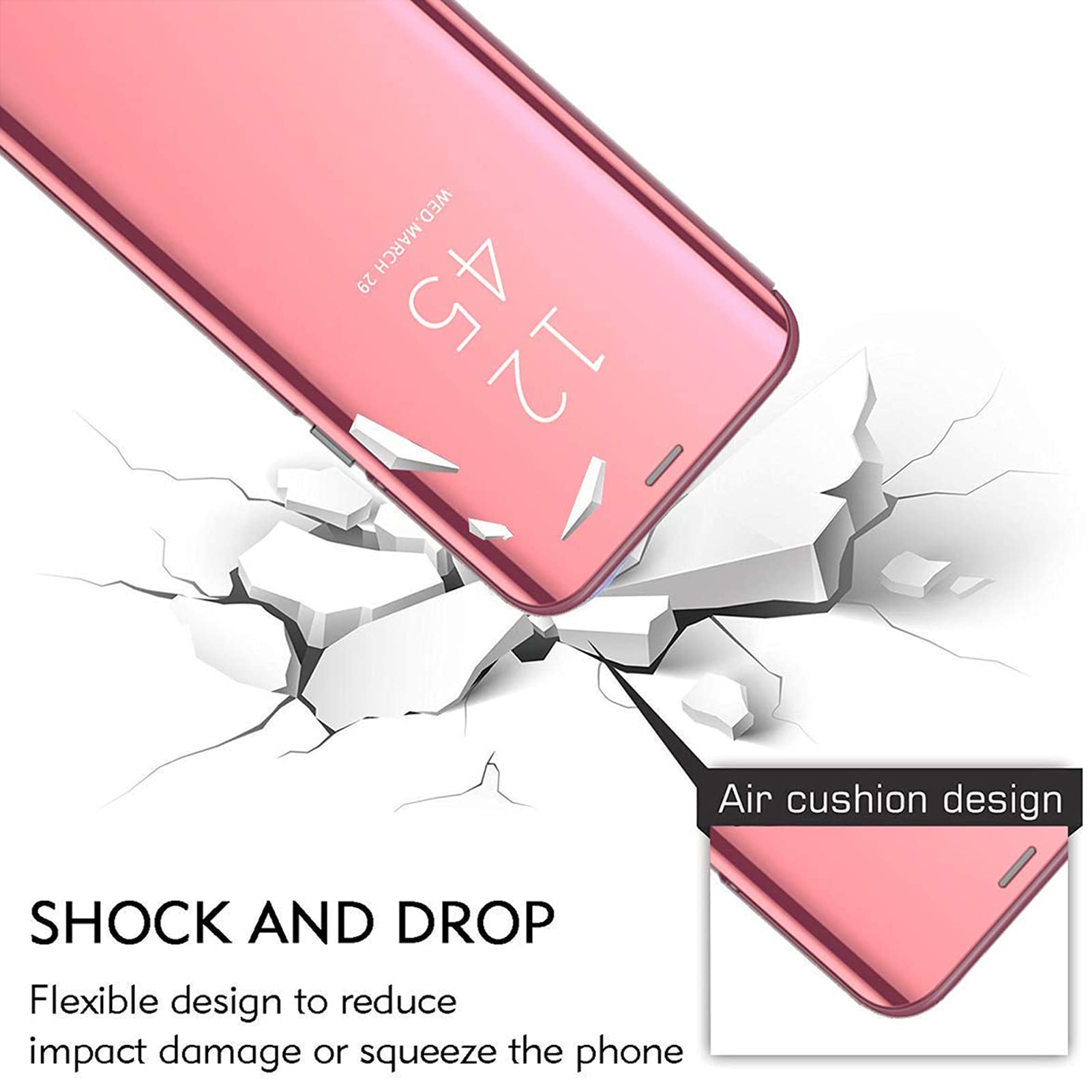 Cover Per Realme 7 PRO,Flip Custodia Cover Con Funzione Kickstand