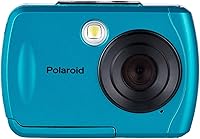 Polaroid IS048 16MP Waterproof Action Camera for Kids - HD 720p Video, 10ft Dive, Teal Protective Case