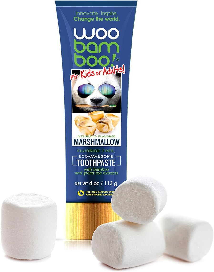 Woobamboo - Tthpste Marshmallow - 1 Each - 4 Oz
