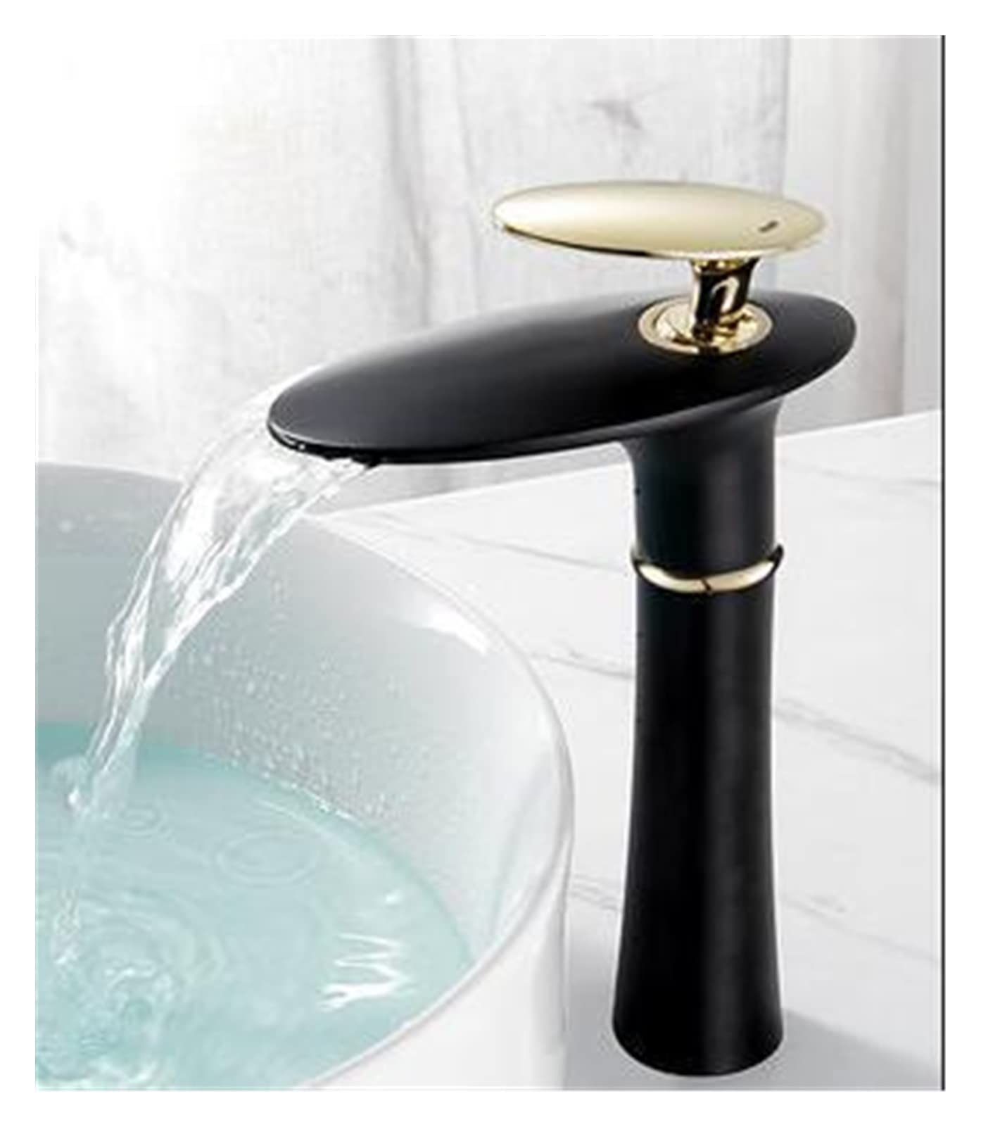 Robinet mitigeur blanc eau chaude et froide avec cartouche céramique laiton