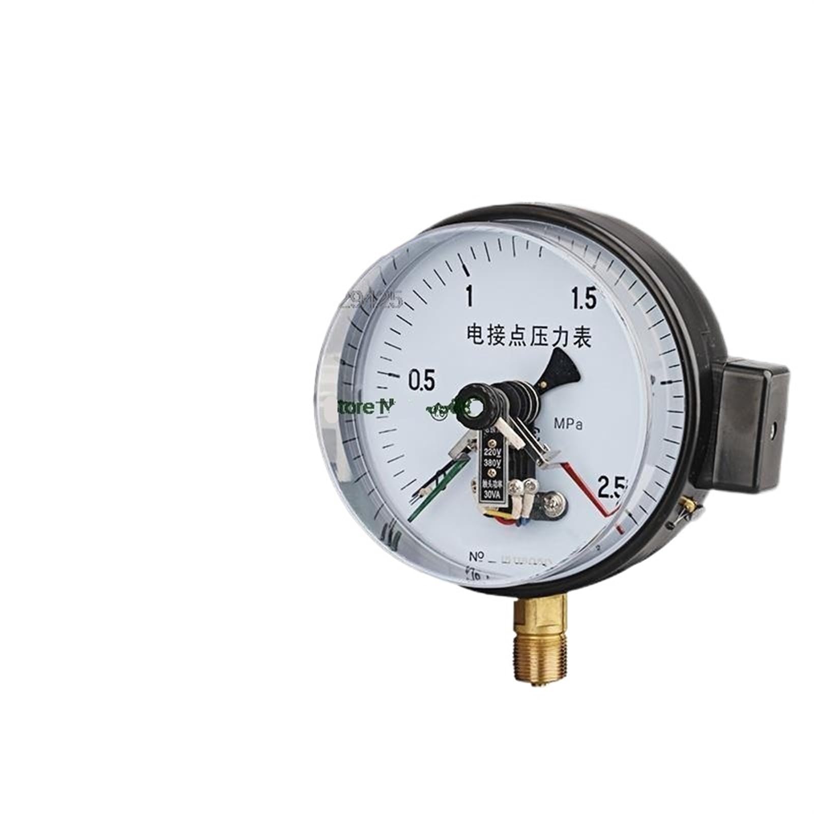 Druckmessgerät, magnetischer Hilfstyp, elektrischer Kontakt, YXC150, doppelte Schwellenwert-Steuerleistung, 30 VA 50 VA, Vakuumschütz (0–1 MPa)