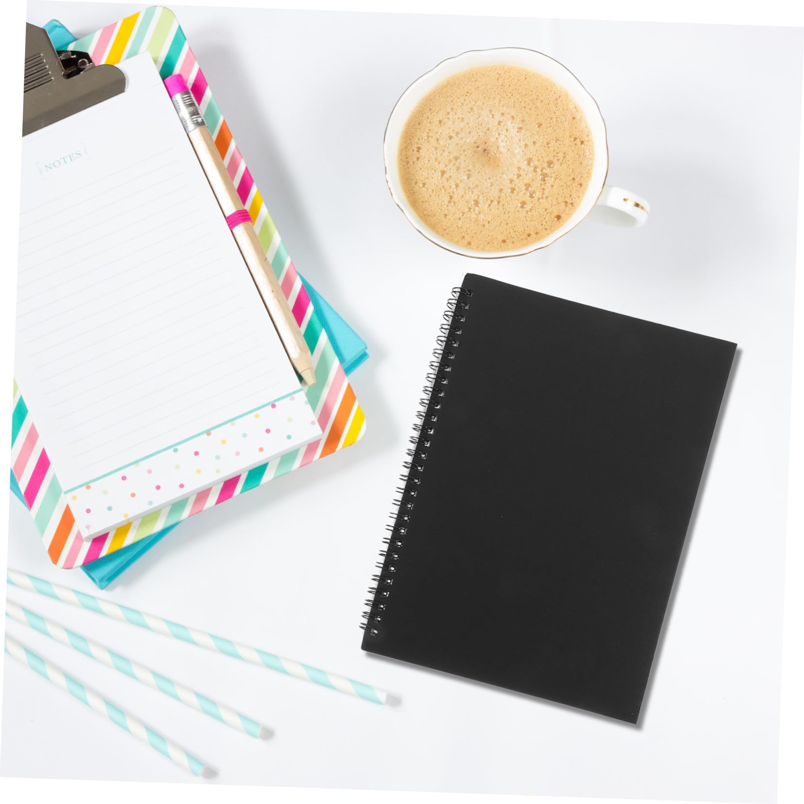 4 Stück Notizbücher Kariert mit Stabilem Kraftpapier cover Robustes Spiralheft für Schule Studium und Büro Geeignet für Füller Vielseitig Einsetzbar für Notizen Skizzen und