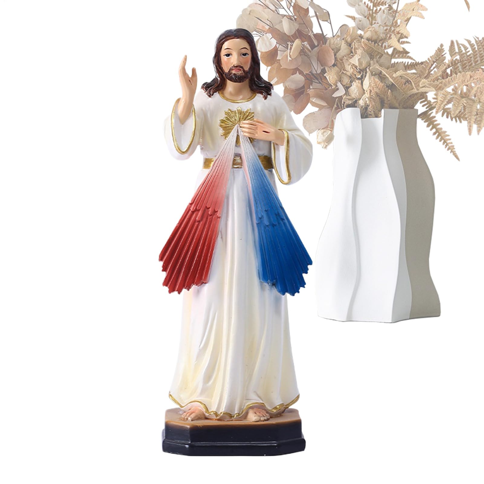Figurka Jezusa Chrystusa Klasyczna Trójwymiarowa Święta Rzeźba Dekoracja
