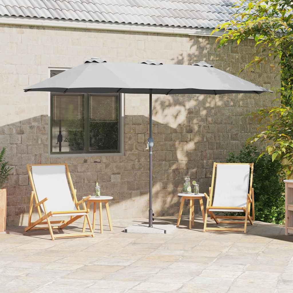 Genérico Sombrilla de jardín Arena 370 x 197 x 239 cm,Casa y jardín,Jardín,Artículos de Exterior,Sombrillas-42003367