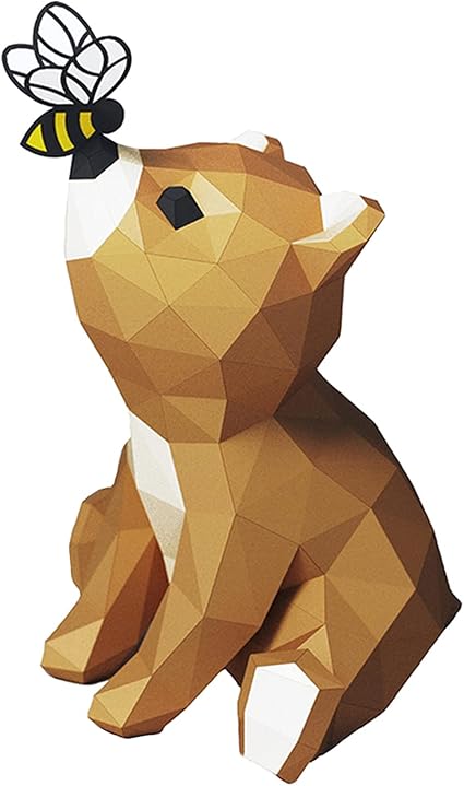 Amazon Co Jp 蜂と熊紙の彫刻3dペーパークラフト手作りゲームdiyペーパーおもちゃペーパーモデル折り紙パズル幾何学的な家の装飾の装飾品 洋書 Amazon Co Jp 蜂と熊紙の彫刻3dペーパークラフト手作りゲームdiyペーパーおもちゃペーパーモデル折り紙パズル幾何学的な家の装飾の装飾品 洋書