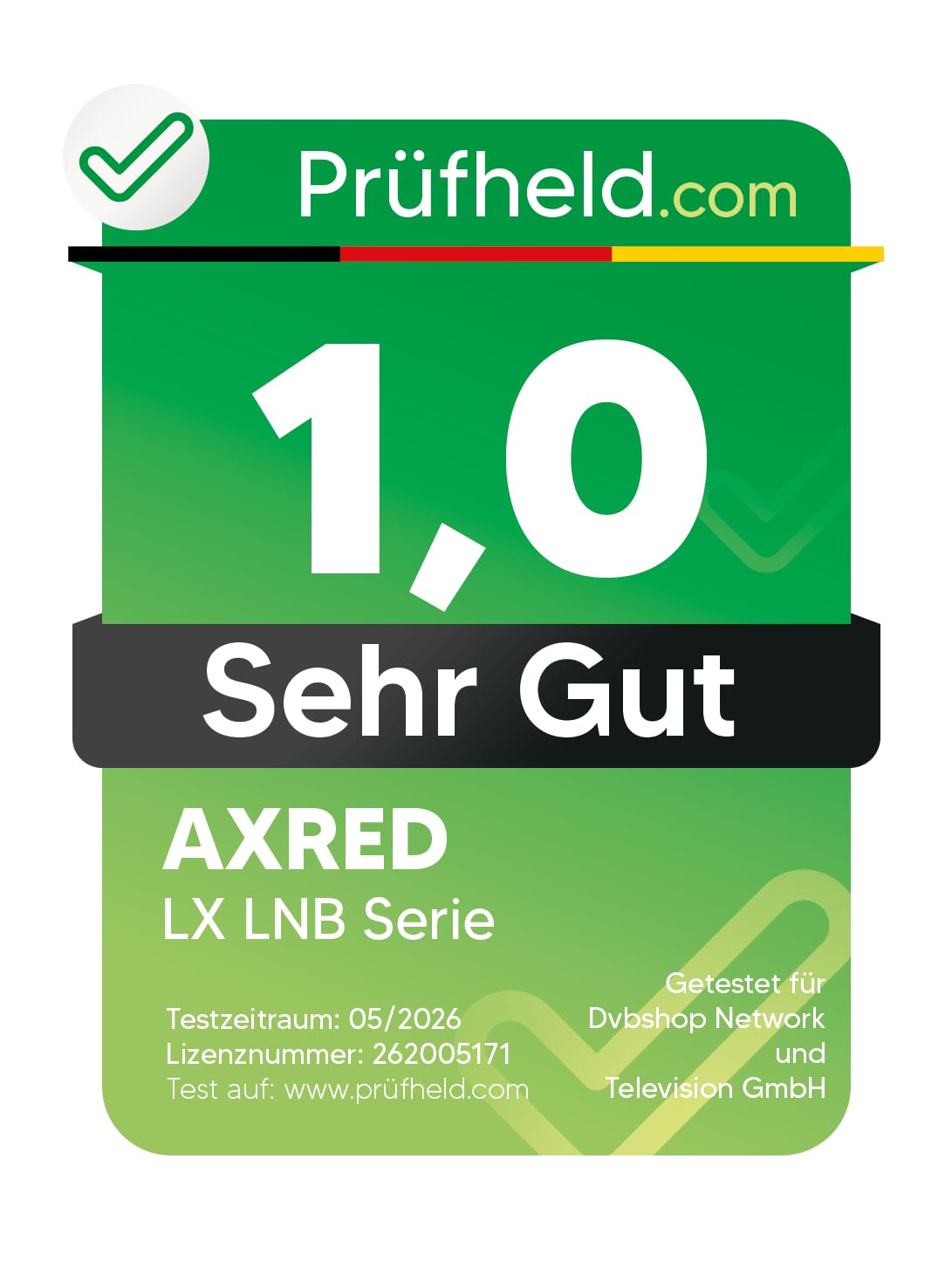 [ Test SEHR GUT, Note 1.0 *] AXRED Octo LNB + Wetterkappe + 8X F-Stecker, Digital 8Fach 4K HD LMB für 8 Teilnehmer mit Wetterschutz Abdeckung, für Fernseher Sat Receiver Satellitenschüssel