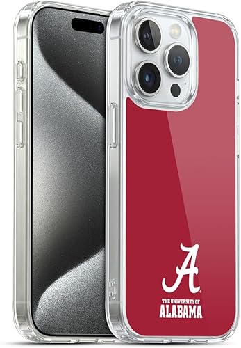 Miniatura 340 de Head Case Designs Funda de gel con logotipo oficial de la Universidad de Alabama UA [protección de grado militar] compatible con Apple iPhone 11
