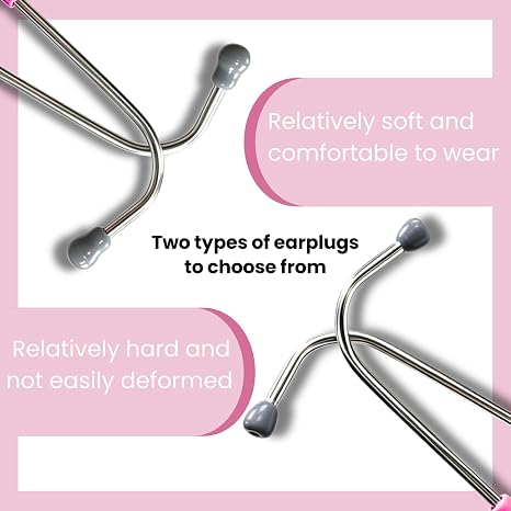 Classic Stethoscopes Single Head Pink Stethoscope for Nurses