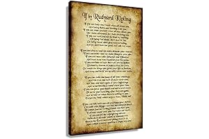 Motivating Masterpiece: Rudyard's Iconic 'If' Poster, a Timeless Source of Inspiration