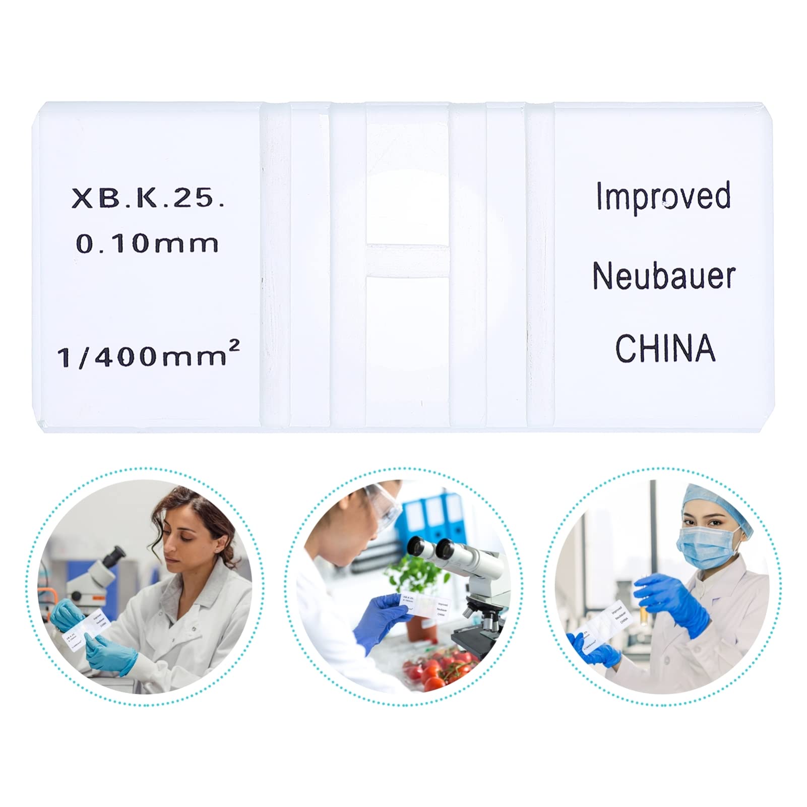 Balacoo Lab Improved Neubauer Hemocytometer Blood Cell Counting Chamber ...