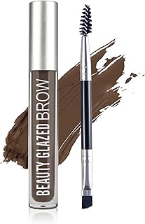 Eyebrow Cream, Brow Pomade Waterproof Professional Makeup Eyebrow Tint, Long Lasting Eyebrow Gel with Brush, Natural Versatile Tinted Brow Gel Creates Natural Looking Brows (Brown)