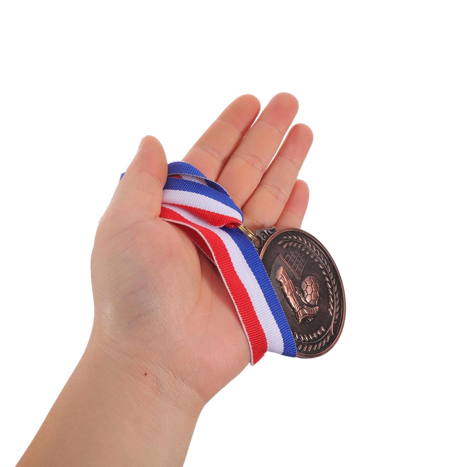 Kisangel 12 medallas de fútbol Juvenil, Premio Dorado para Partidos de fútbol, ​​medallas de participación, premios para el día del Deporte, trofeos para torneos Deportivos, Regalos para los