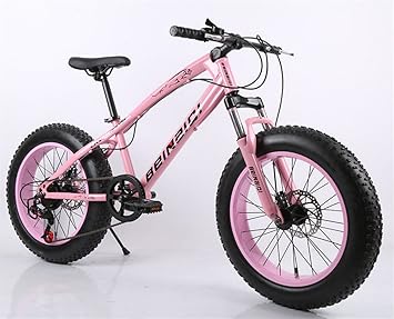 Amazon  26インチ ファットバイク 自転車 変速21速 悪路 雪道 ビーチ 