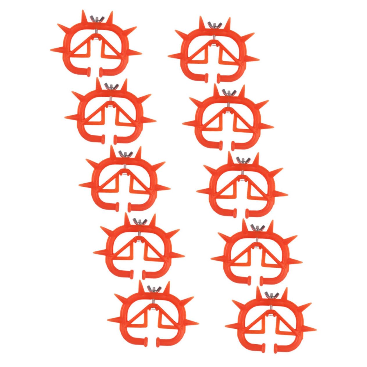 Gogogmee 10Pcs Durable Calf Weaner Nose Clip Cattle Weaning Tool for Calf Weaning Reliable Clamps to Prevent Essential Cow Accessories for Livestock