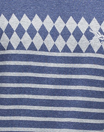 Image of Men's Cotton Round Neck Sweatshirt with Side Pockets