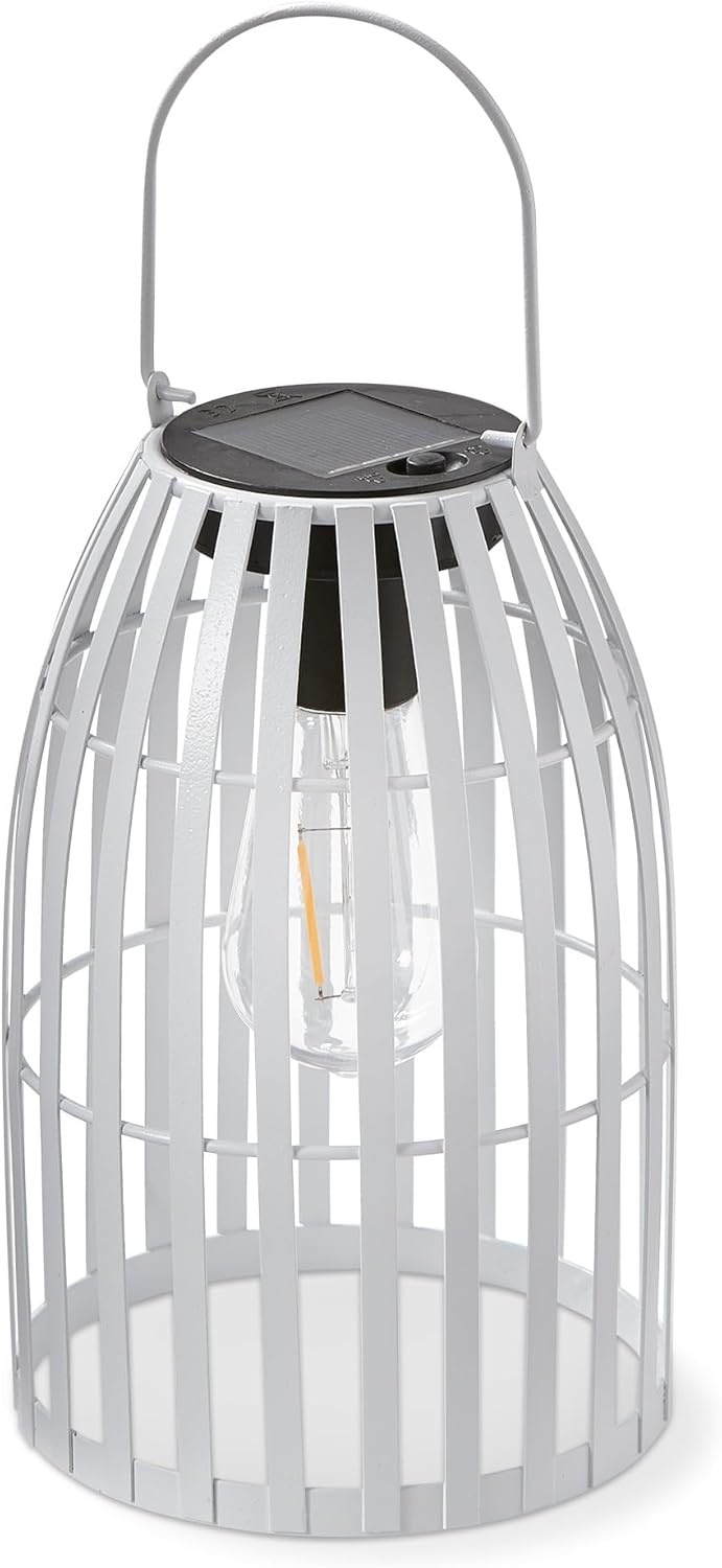 tag Firefly Metal Solar Hanging Lantern White White