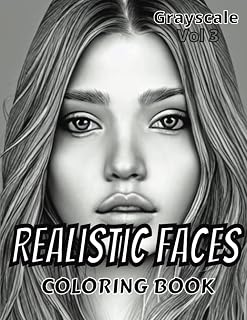 Realistic Faces Coloring Book: Volume 3 - A Collection of 28 Grayscale Portraits of Beautiful Women for Teens and Adults