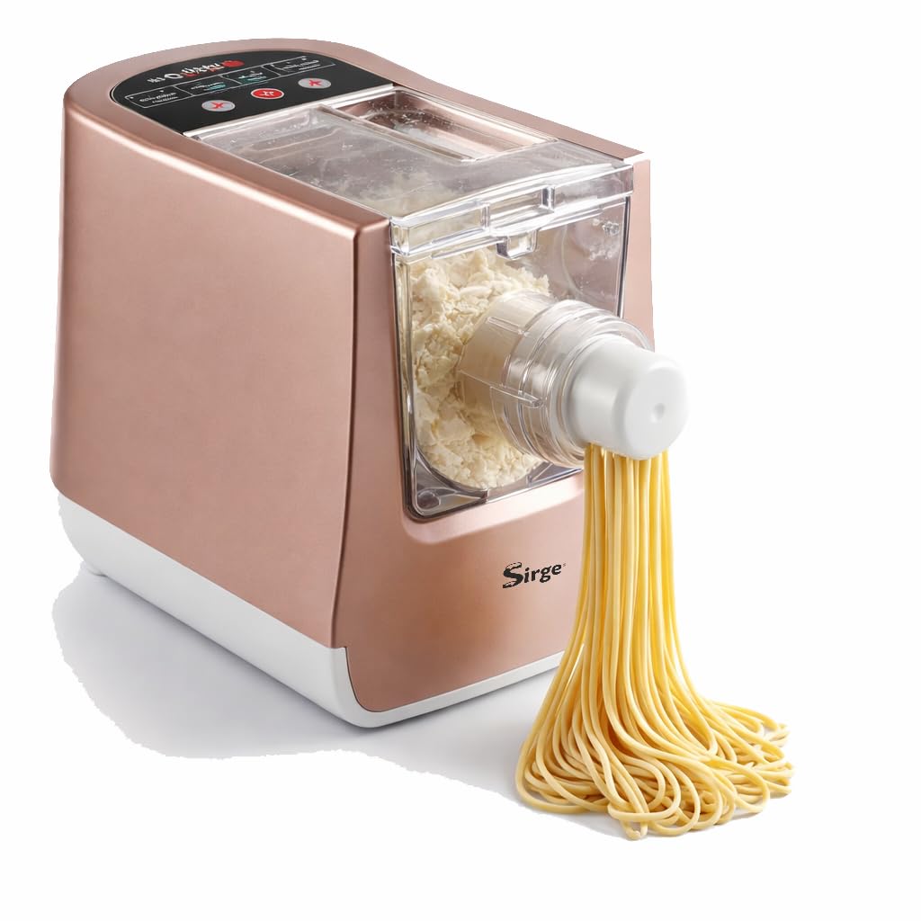 Sirge Maszynka do makaronu, 300 W, tworzywo sztuczne, 4 prędkości, 650 g – 14 makaronu umiera