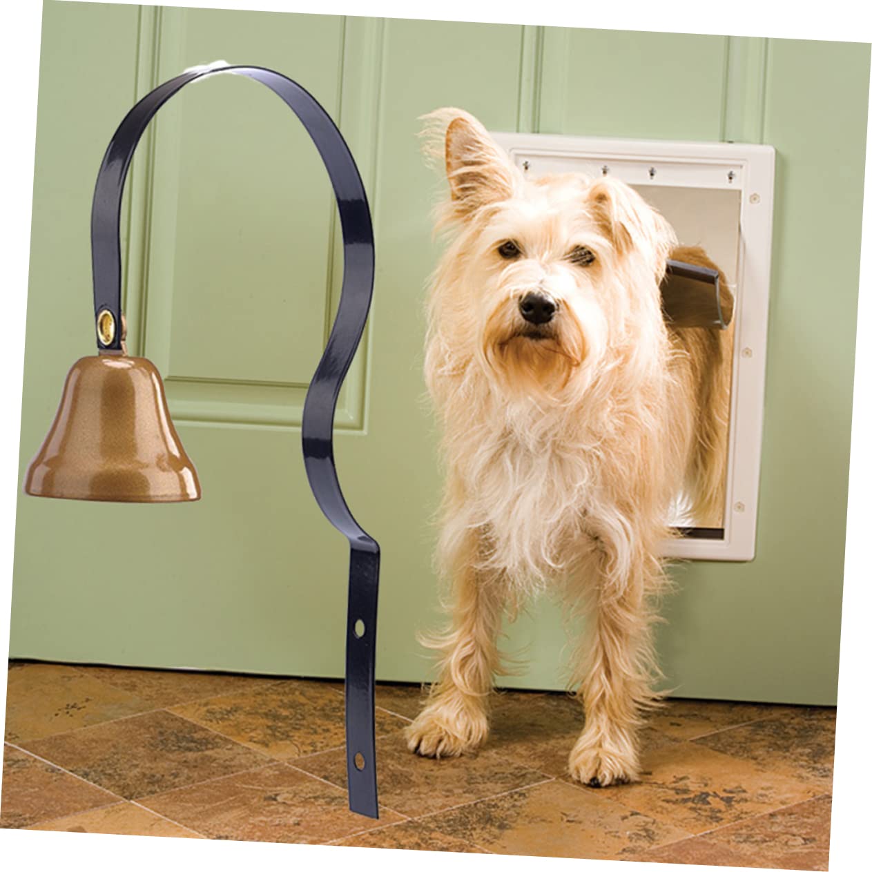 COLLBATH 2 Pack Metal Dog Door Bell for Training Potty Training and Communication