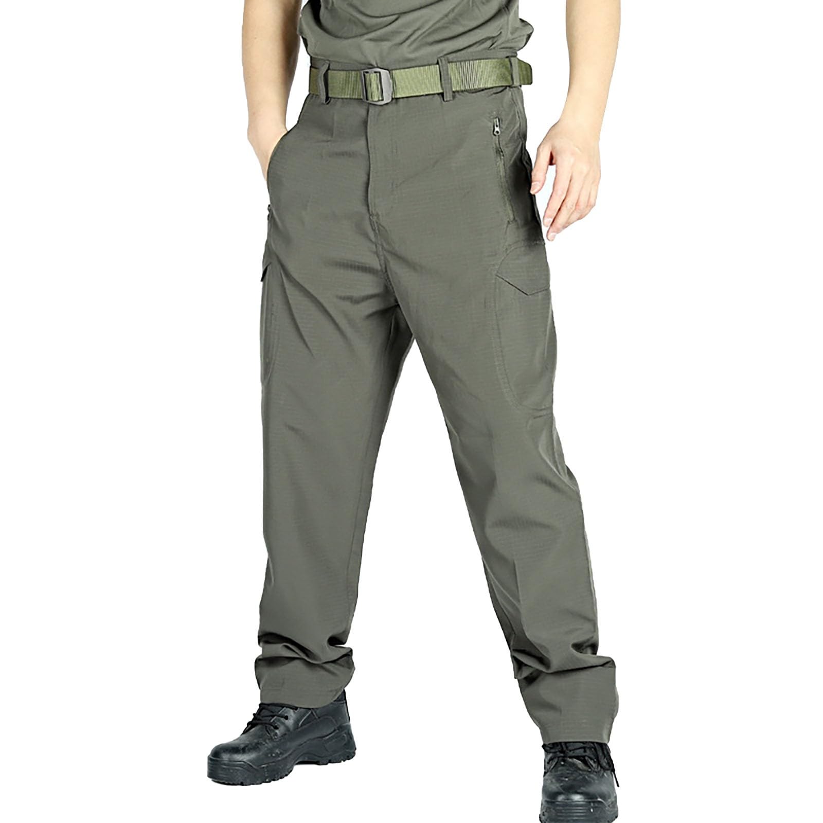 Work Pants for Men Stretch Flexcamo - Tactical Waterproof Pants Lightweight Ripstop Men Comfy Cargo Pant with Pockets Rip Stop Flex Camo Military Pant Business Casual Summer Outfits 2025 Streetwear