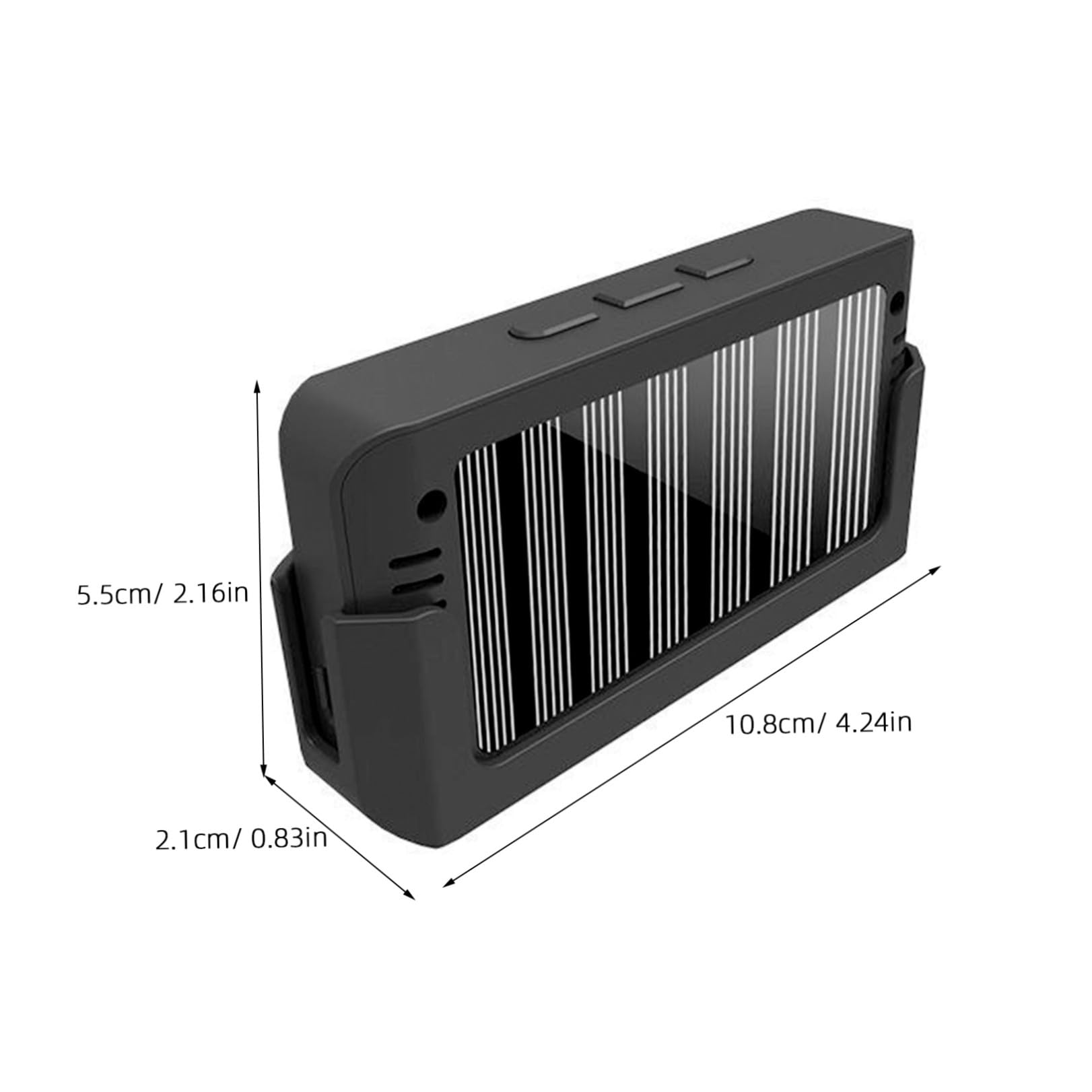 Yardwe Sistema di Monitoraggio Pressione Pneumatici Display a Colori ad Alta Definizione Solare Avviso Visivo e Acustico, Esterno 4 Pneumatici per Camion e Grandi Veicoli