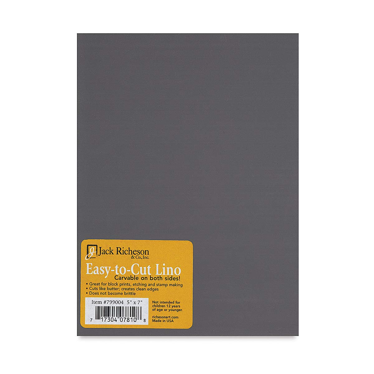 Unmounted Easy-to-Cut Linoleum 5X7 Inch