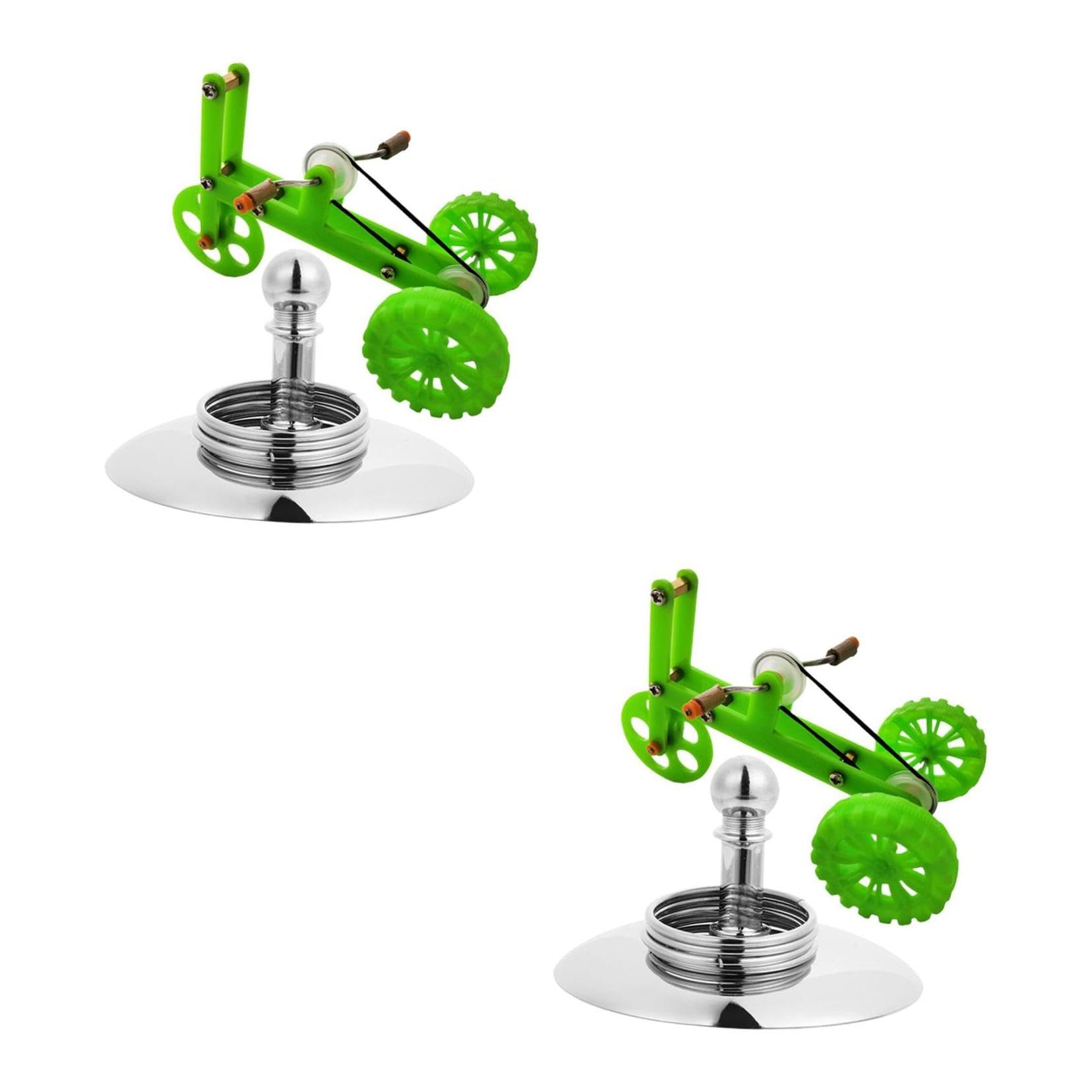 VANZACK 2sets Giocattolo Per Addestramento Pappagallo Giocattolo Interattivo Inossidabile Con Bicicletta e Anello Per Uccelli Giochi Educativi Per Pappagalli e Cockatiel Stimola Attività