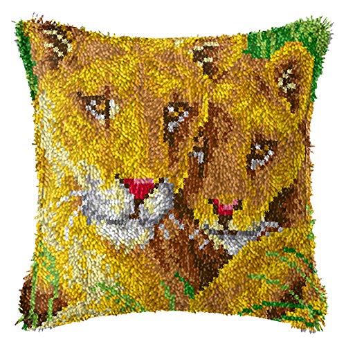 Taie d'oreiller à loquet tigre pour décorer un salon bohème ou chambre