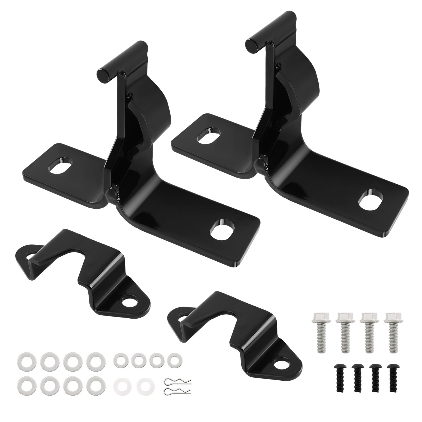 maXpeedingrods Rear Seat Mounting Bracket Kit Fold and Tumble for Jeep Wrangler YJ 1987-1995 CJ 1976-1986