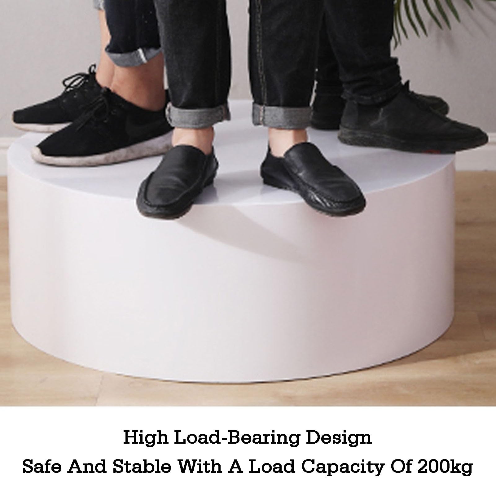 Piedistallo rotondo nero 40 x 20 cm espositori per oggetti di scena di nozze negozio di abbigliamento vetrine piattaforme palcoscenici eventi espositori durevoli per modelli e decorazioni