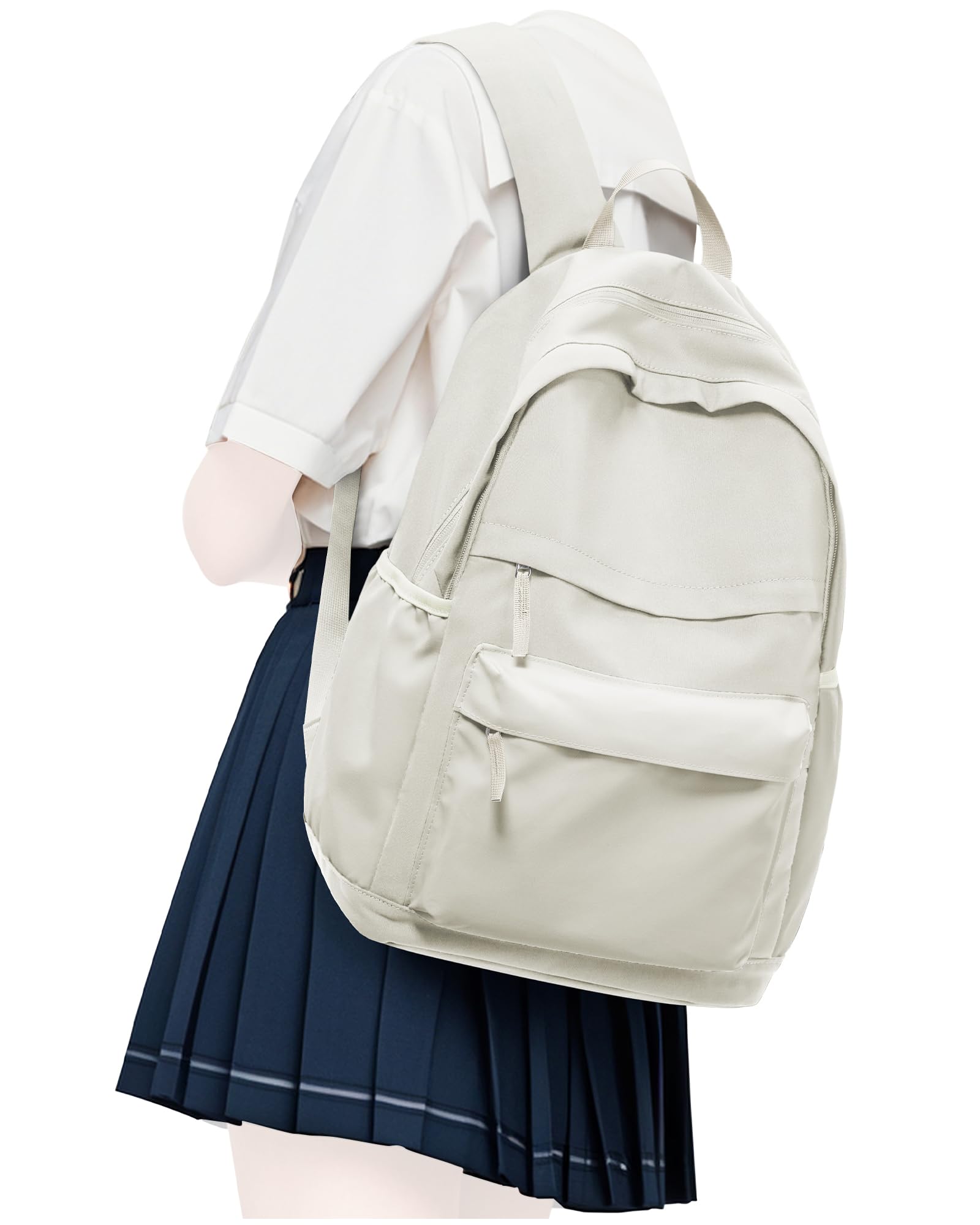 Lightweight School Travel Water Resistant Rucksack Backpack, Laptop Casual Daypack College Secondary School Bags Bookbag for Teenage Girls Boys Women Men