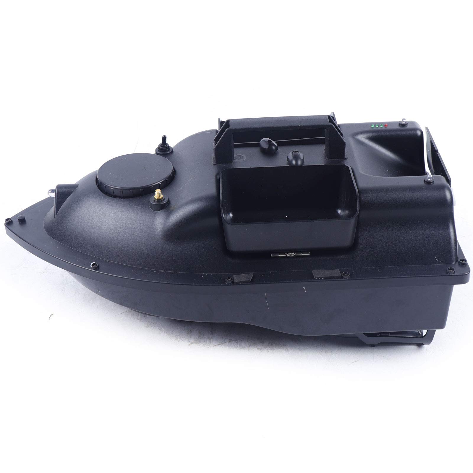 500 m/1640 FT barca per mangimi radiocomandata barca per esche da pesca con telecomando, 2 kg, 5200 mAh, RC per mangimi e pesci