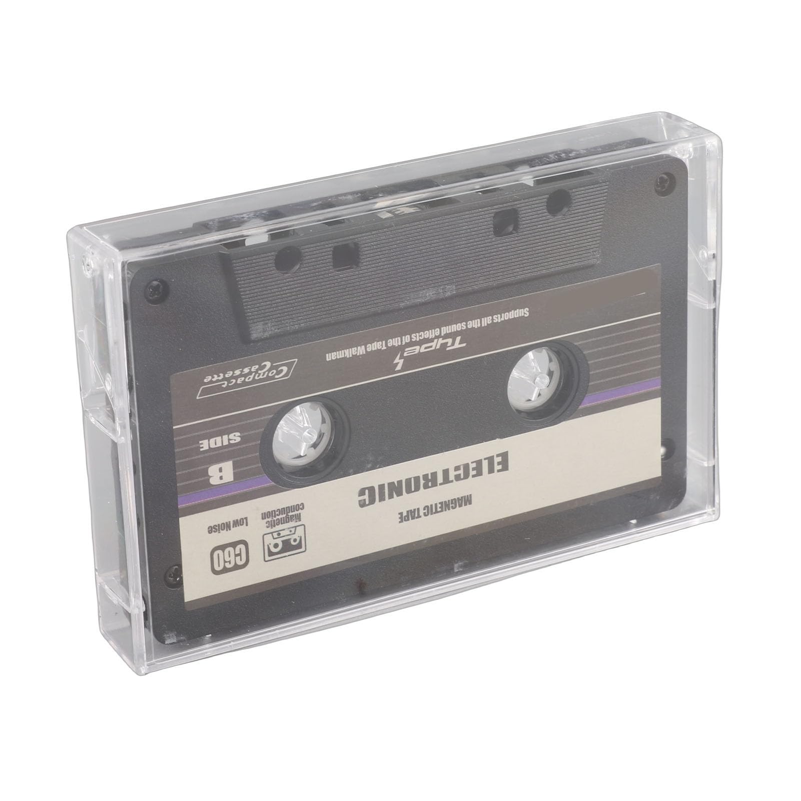 Adaptador de Casete, Casete de Audio Inalámbrico para Automóvil a Adaptador con Función de Grabación y Soporte para Tarjeta de Memoria de 32 GB, Ideal para Teléfonos Inteligentes,