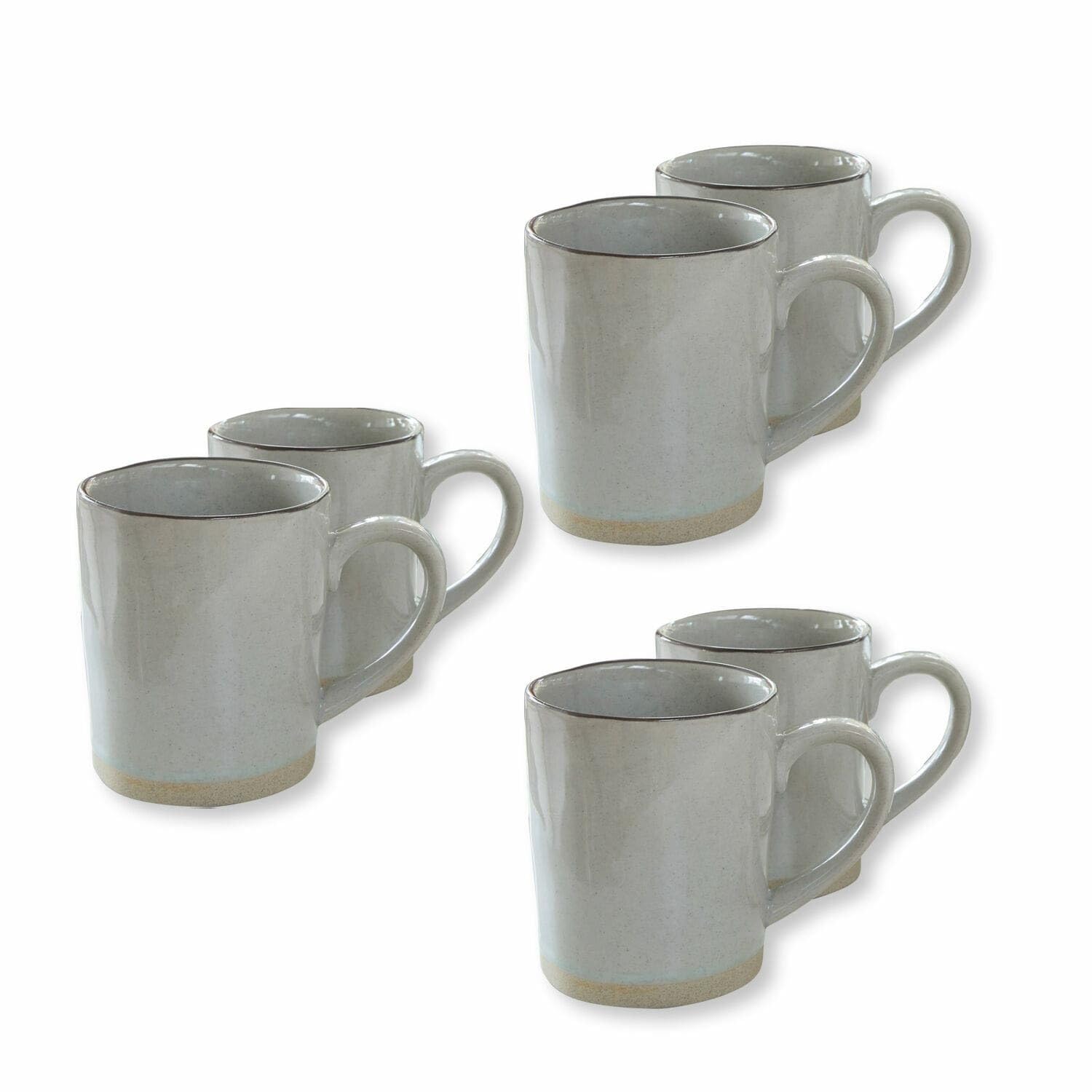 LOBERON Tasse 6er Set Biarré, grau