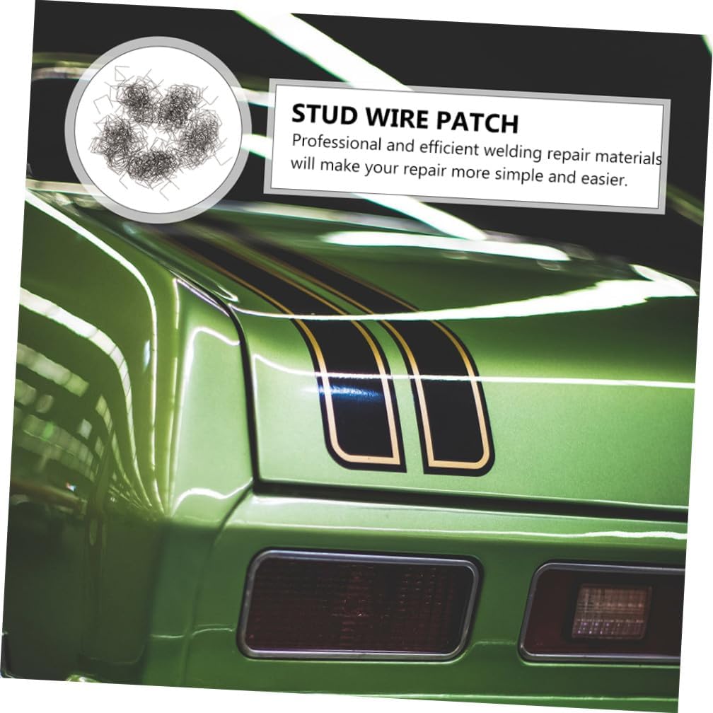 Gadpiparty 500pcs Automotive Bumper Repairing Accessories Hot Stapler Welding Stud Wire Patch
