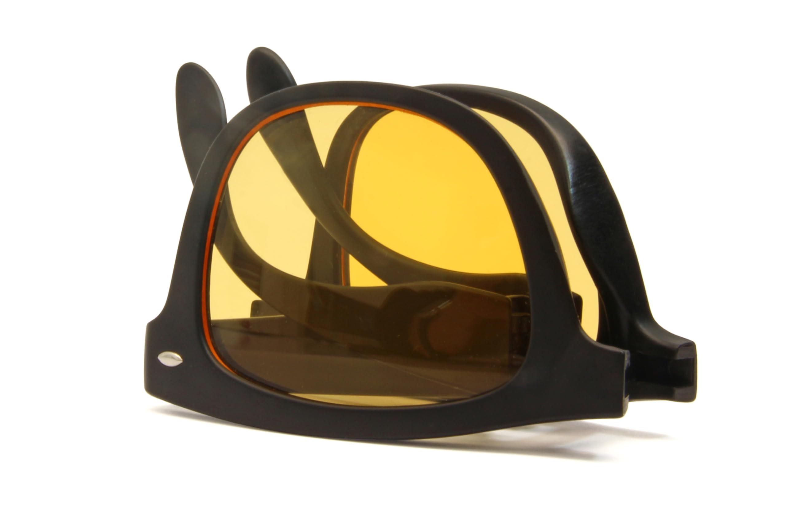 Luz de Emergencia Baliza V16 Geolocalizada, Homologada por DGT con Conectividad IoT, Datos Incluidos hasta 2038, Base Magnética, Incluye pilas y Gafas de Conducción Nocturna (2 Ud Negro + Gafas)