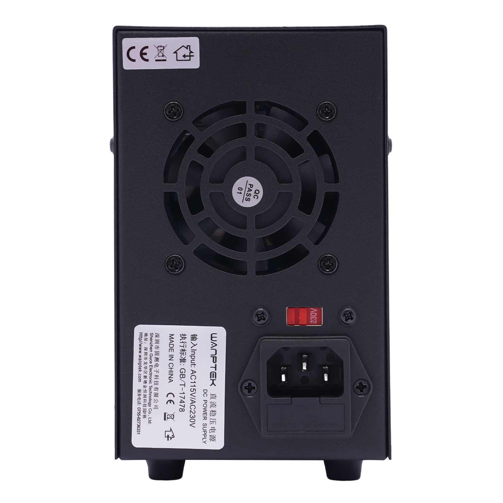 Regelbares Labornetzgerät Labornetzteil DC Trafo Wandler Inverter 0-60V 0-5A 300W - Hochpräzise Spannungs- und Stromregelung - USB Quick Charge - Kurzschlussschutz - DPS605U