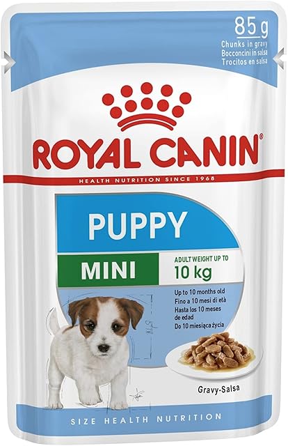 Royal Canin Mini Puppy Wet Food Pouches 85g (Pack of 48)
