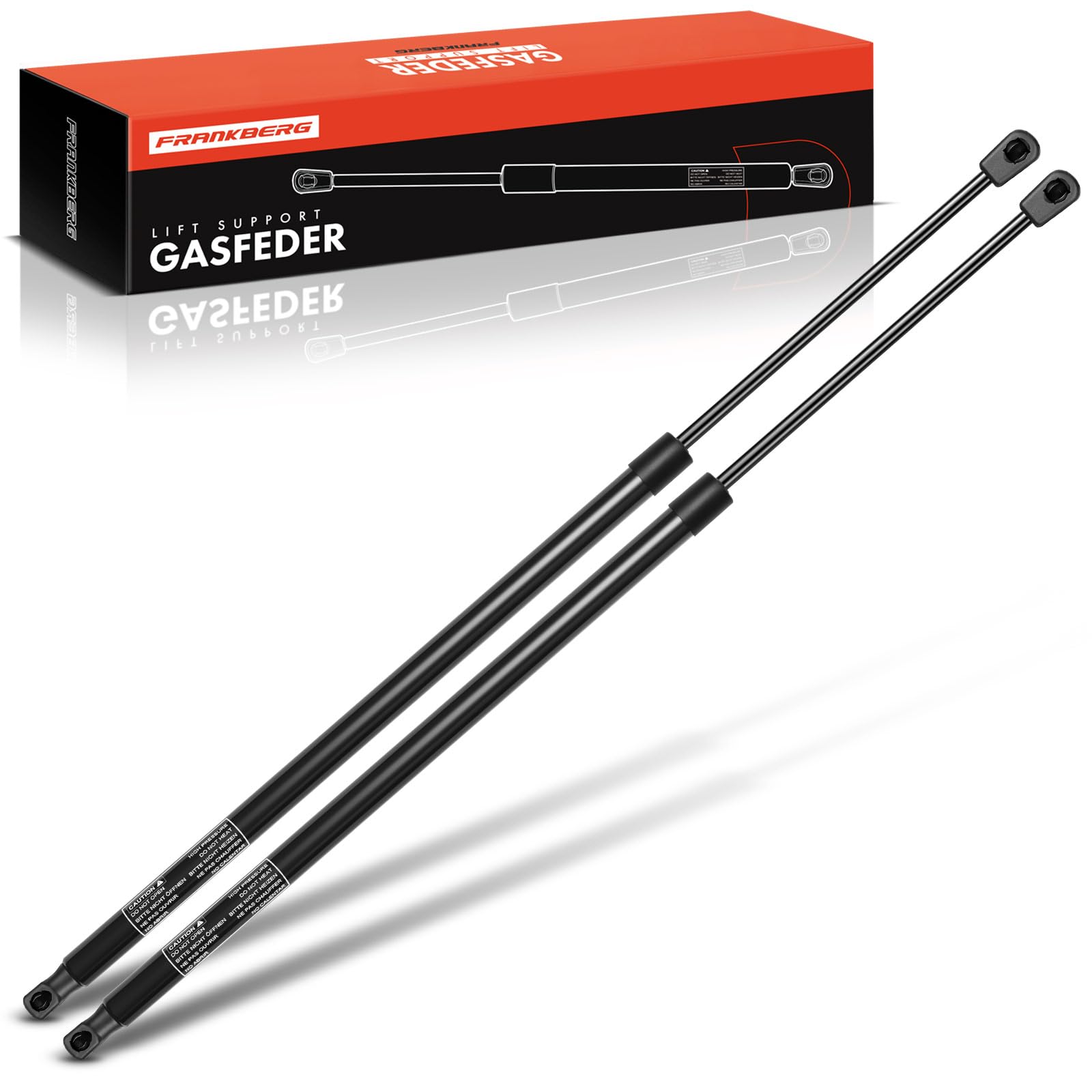 Frankberg 2x Ammortizzatore a molla a gas per portellone posteriore | 2S61A406A10AC; Compatibile con: Fiesta V Van, Fiesta V JD JH