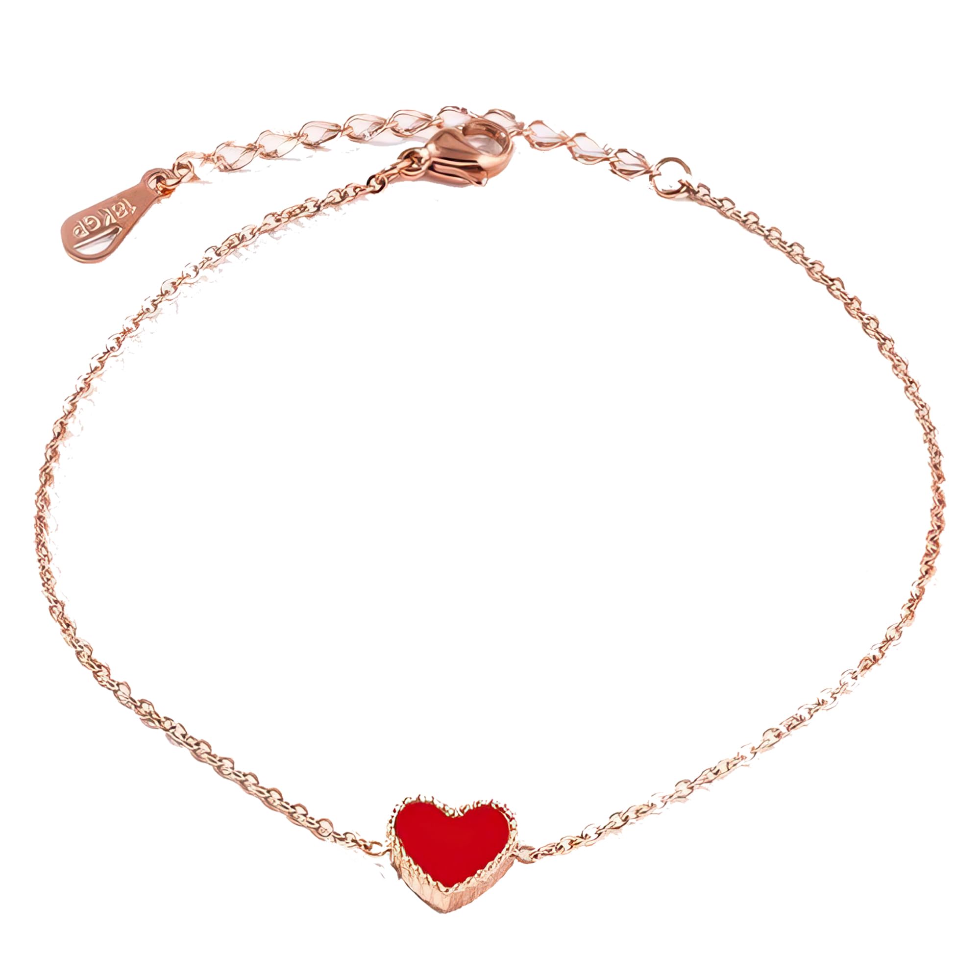 Fashion Frill Anklet For Women Gold Plated Heart Chain Anklets For Women Girls Jewellery (B0CH52MVH4) Amazon Price History, Amazon Price Tracker