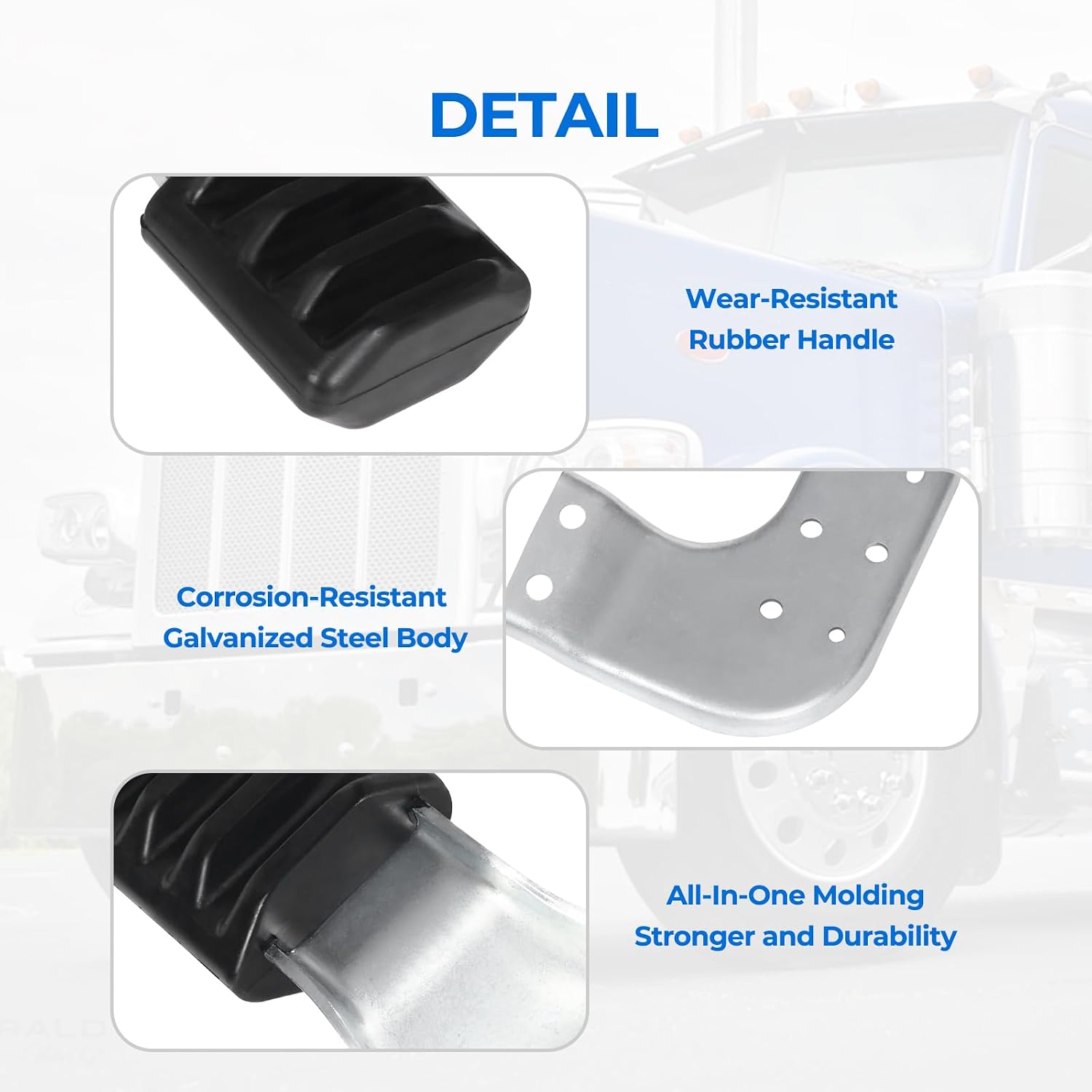 Hood Guide Bracket Fit for Peterbilt 389 131 Hood Support, Replace MPB75131L MPB75131R L11-6131R L116131R Hood Rest (Passenger Right Side)