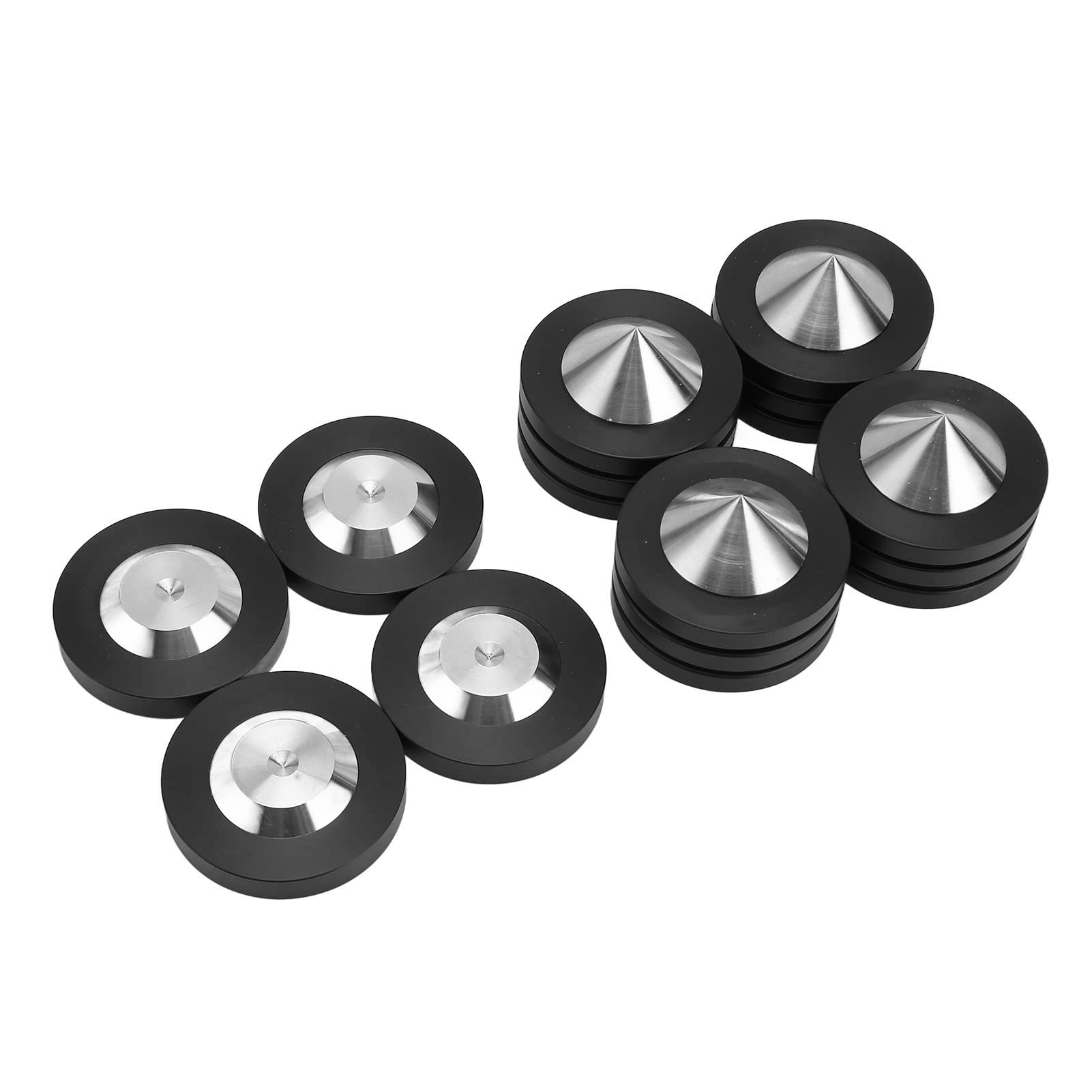 SP4937 4 pezzi di piedini isolanti a punta per altoparlanti, piedini isolanti per giradischi HiFi destinati ad amplificatori, lettori CD/DVD e registratori, punte antivibrazione in