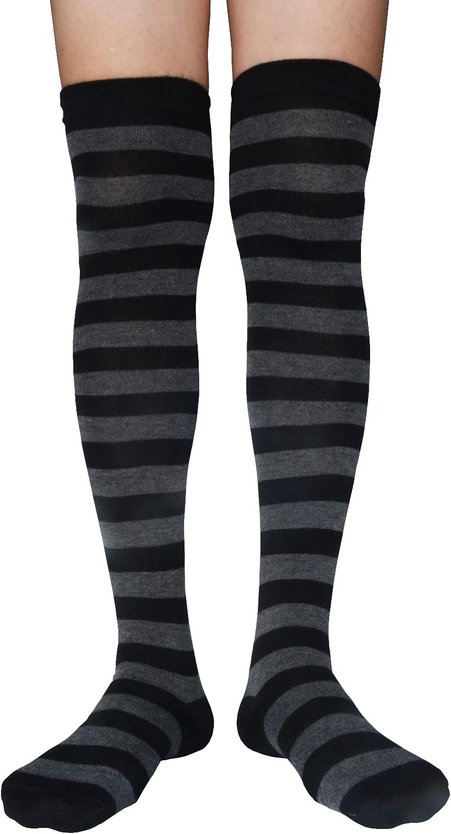 Over Knee Socks for Women Extra Long, Cotton Blend Thigh High Sock Stretch, Warm & Breathable for Daily Wear U-W-3
